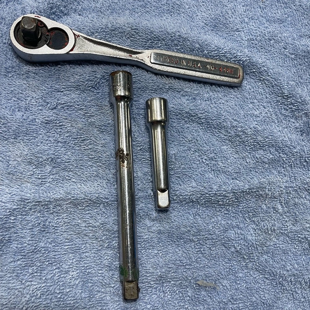 Vintage craftsman ratchet and extension